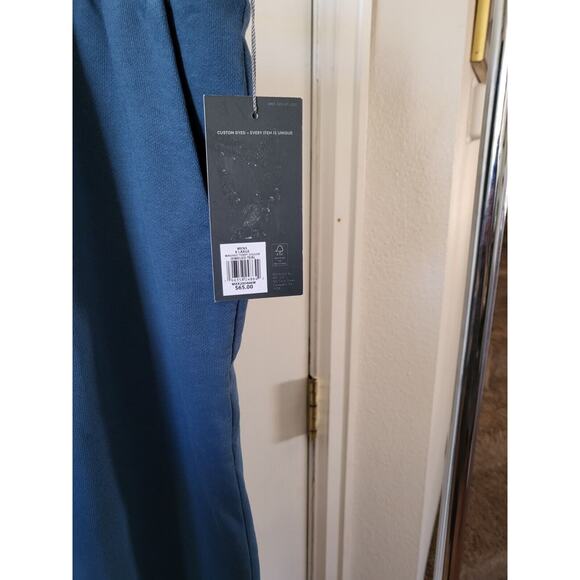 VRST Men's Washed Terry Jogger Jeweled Teal Size X Large - Picture 7 of 7